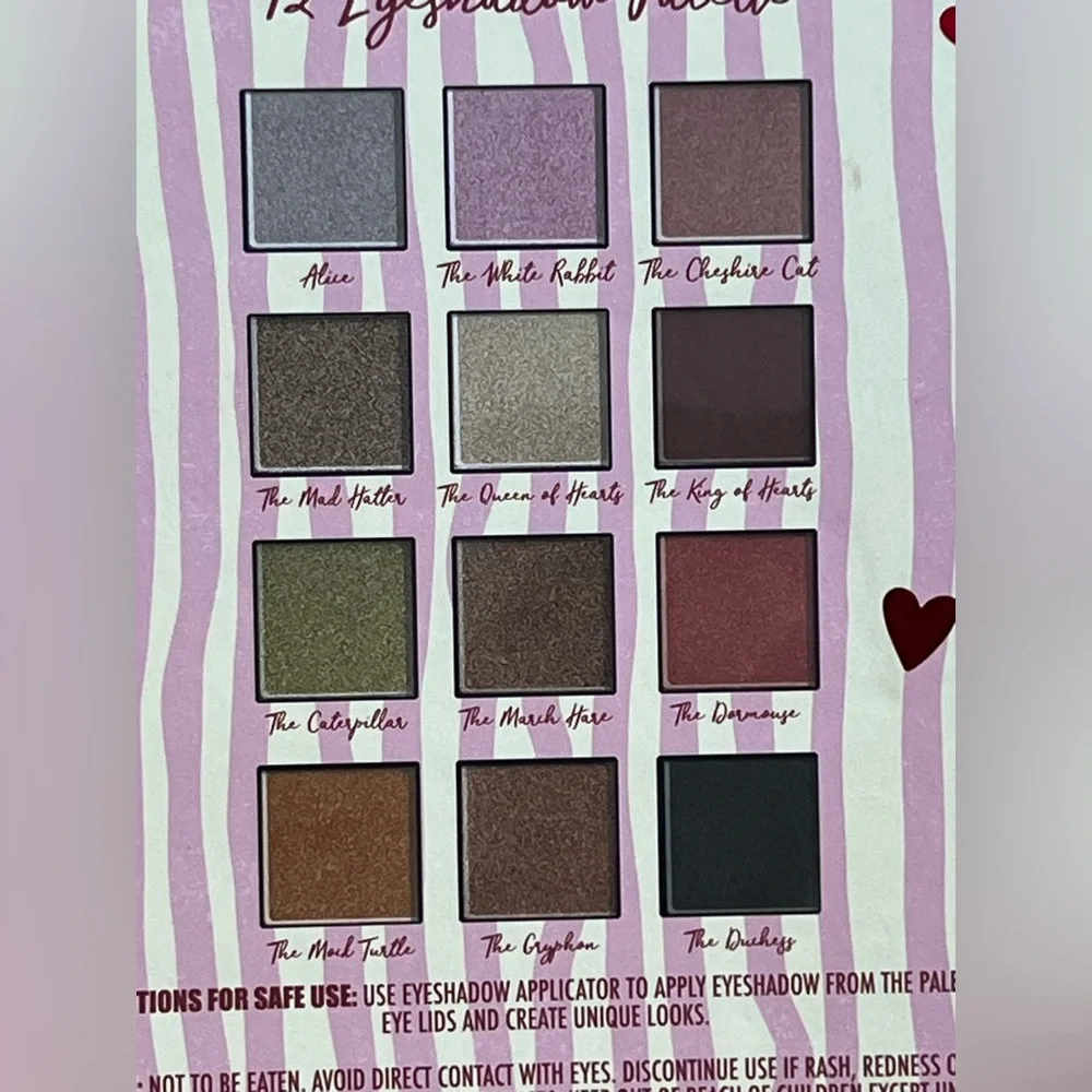 Disney Alice in Wonderland 12 Color Eyeshadow Palette